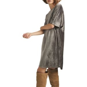 Melissa Nepton Grey Velvet Dress